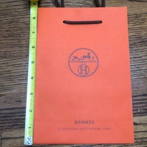 Hermès Paper Shopping Bag 8.5 x 6